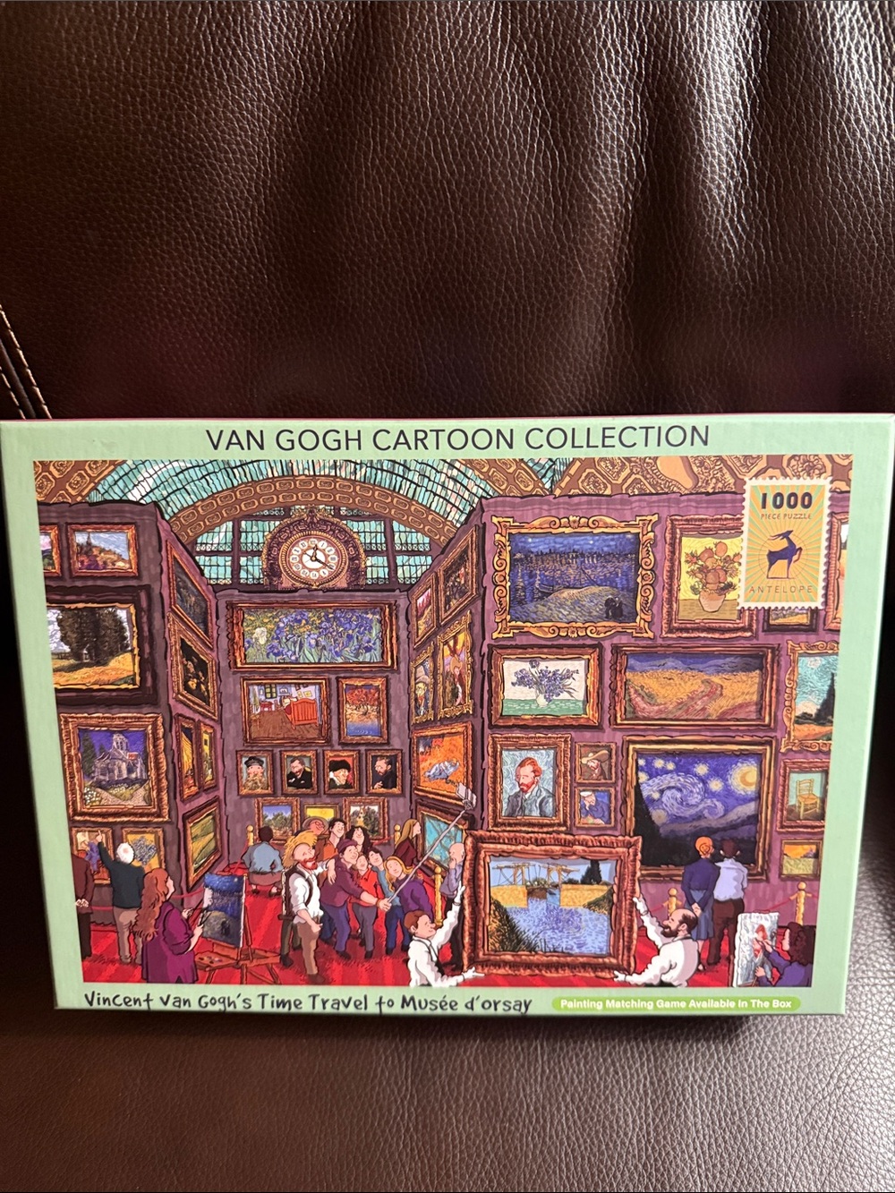Antelope Van Gogh cartoon collection 1000 piece jigsaw puzzle   Complete